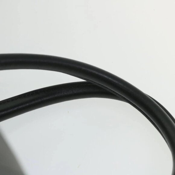 CELINE Triomphe Canvas Boston Bag PVC Leather 2way Black Auth hk880V - Picture 14 of 16